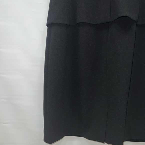 Tory Burch Dress Women’s Sz 8 Black Polyester Blend Sleeveless Zip Up - Picture 11 of 13